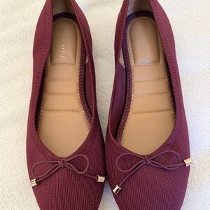 Kelly & Katie Burgundy Ballet Flats 9
